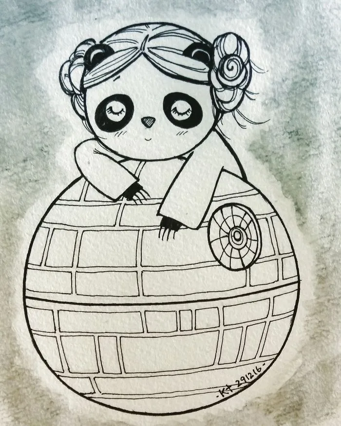 290 Touching Tributes To Late Carrie Fisher By Artists Around The World