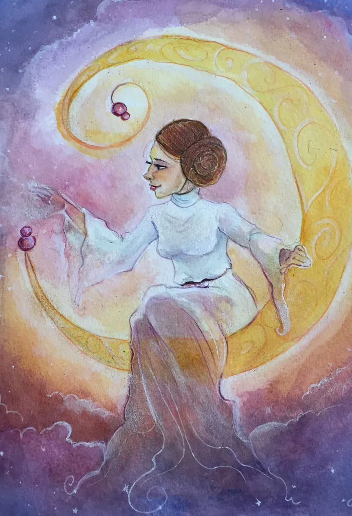 290 Touching Tributes To Late Carrie Fisher By Artists Around The World