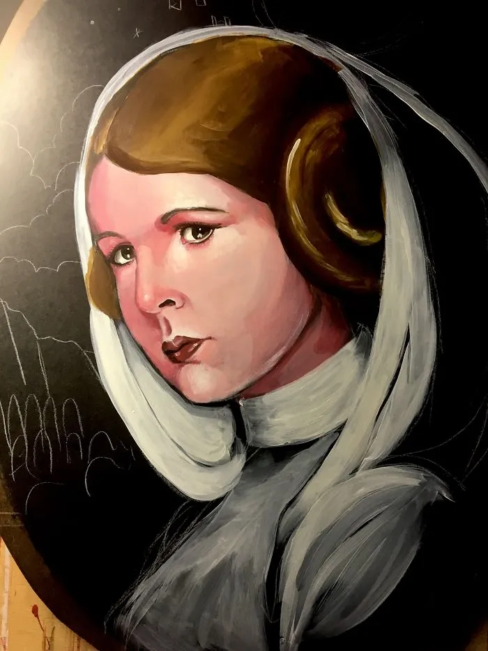290 Touching Tributes To Late Carrie Fisher By Artists Around The World