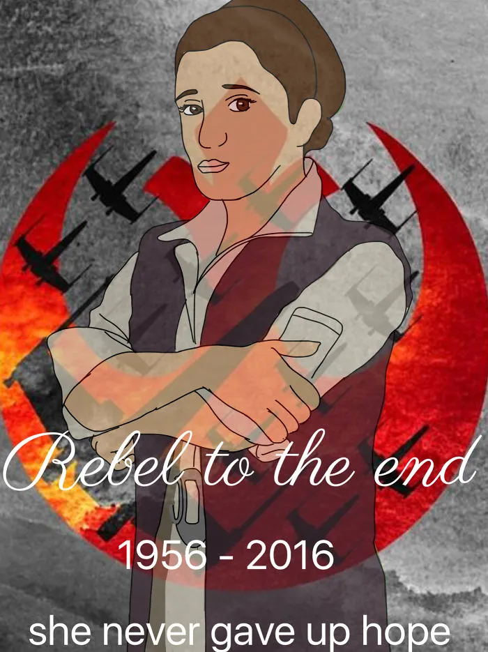 290 Touching Tributes To Late Carrie Fisher By Artists Around The World