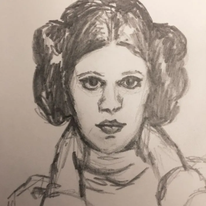 290 Touching Tributes To Late Carrie Fisher By Artists Around The World