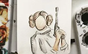 290 Touching Tributes To Late Carrie Fisher By Artists Around The World