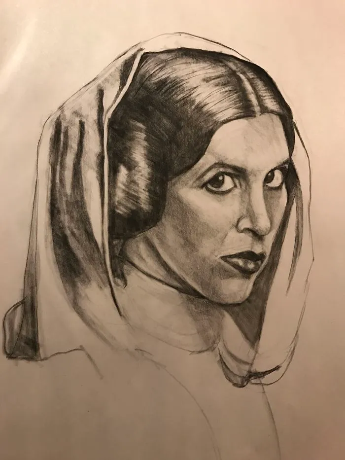 290 Touching Tributes To Late Carrie Fisher By Artists Around The World