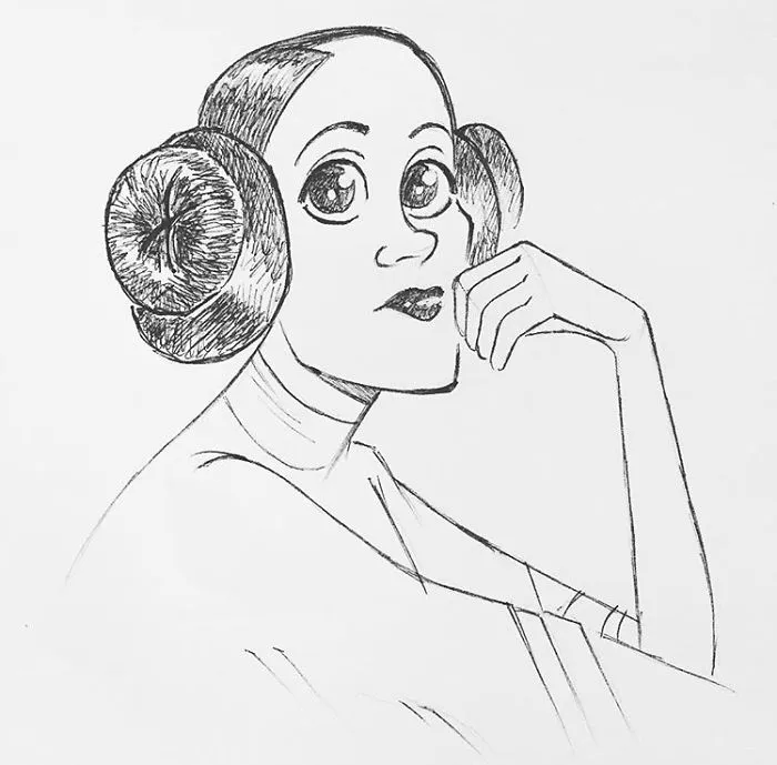 290 Touching Tributes To Late Carrie Fisher By Artists Around The World