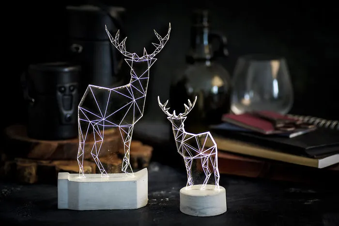 Deer Lamps, The Zoo Collection