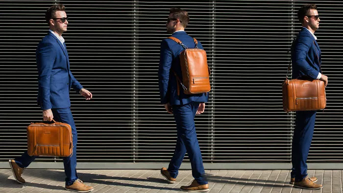 The First Bag With 2 Sides That Converts From Messenger To Backpack