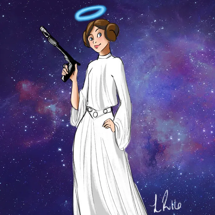 290 Touching Tributes To Late Carrie Fisher By Artists Around The World