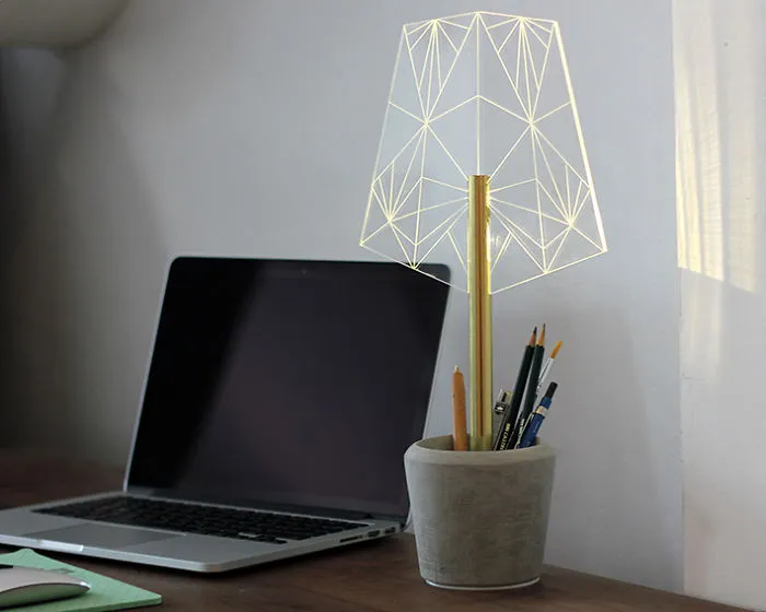 From The Wired Collection, Lamp And Pen Holder