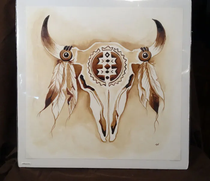 I Paint Using Only Coffee