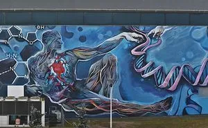 Polish Michelangelo - New Mural In Łódź - Adam's Heart By Piotr Chrzanowski