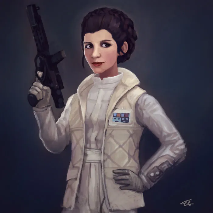 290 Touching Tributes To Late Carrie Fisher By Artists Around The World