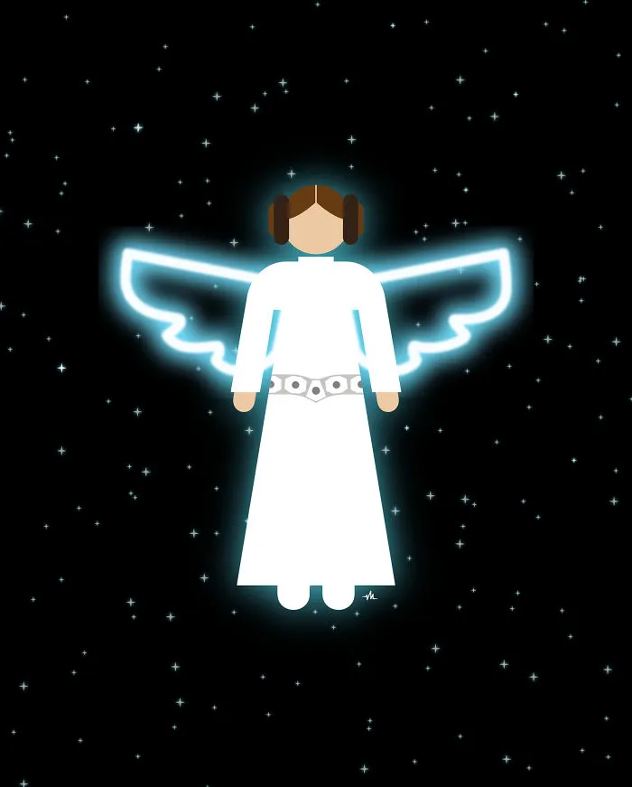 290 Touching Tributes To Late Carrie Fisher By Artists Around The World