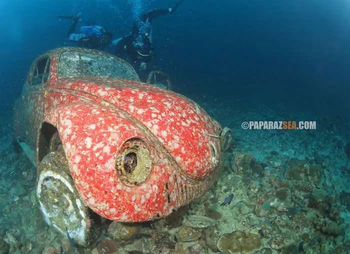 This Volkswagen Beetle Was Thrown To The Ocean When The Owner Couldn't Fetch The Price He Wanted