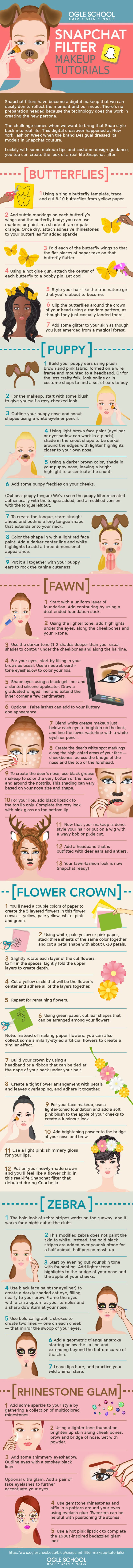Snapchat Filter Makeup Tutorials