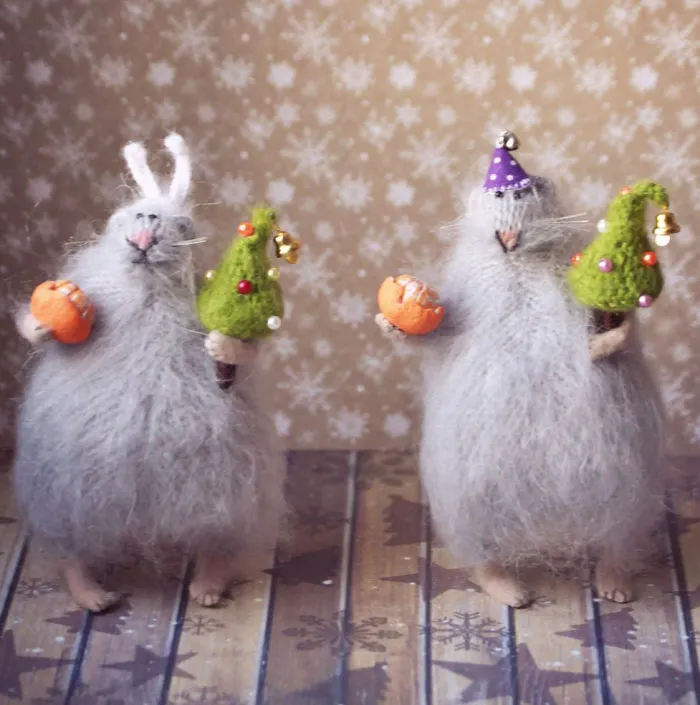 Touching Mohair Collectibles: Adorable Fluffies By Olga Besogonova