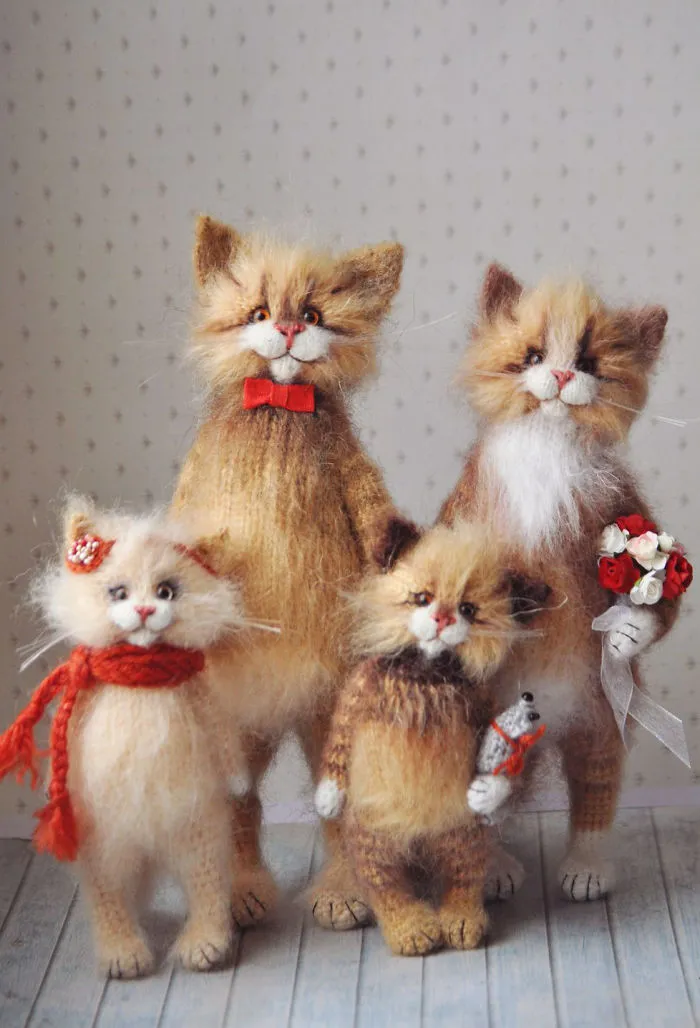 Touching Mohair Collectibles: Adorable Fluffies By Olga Besogonova