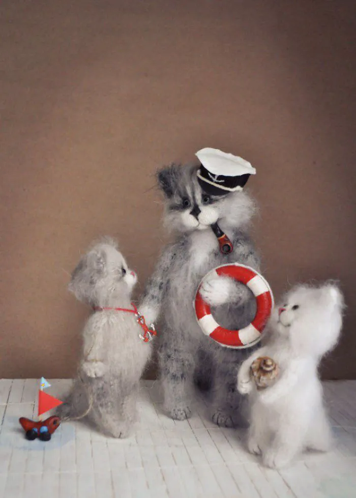 Touching Mohair Collectibles: Adorable Fluffies By Olga Besogonova