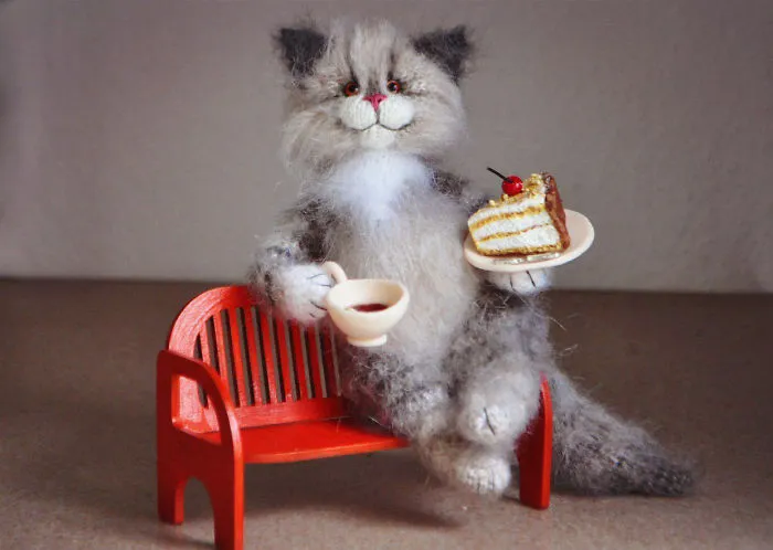 Touching Mohair Collectibles: Adorable Fluffies By Olga Besogonova