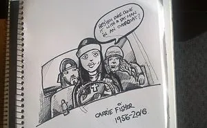 290 Touching Tributes To Late Carrie Fisher By Artists Around The World