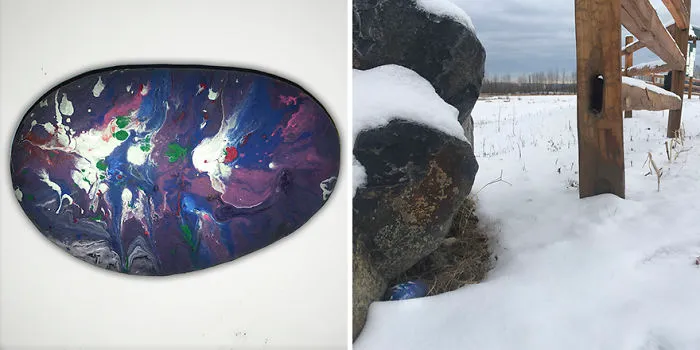 Left At Ice Skating Pond In Fairbanks, Alaska
