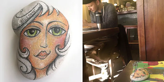 Left At Coffee Shop In Brooklyn, New York