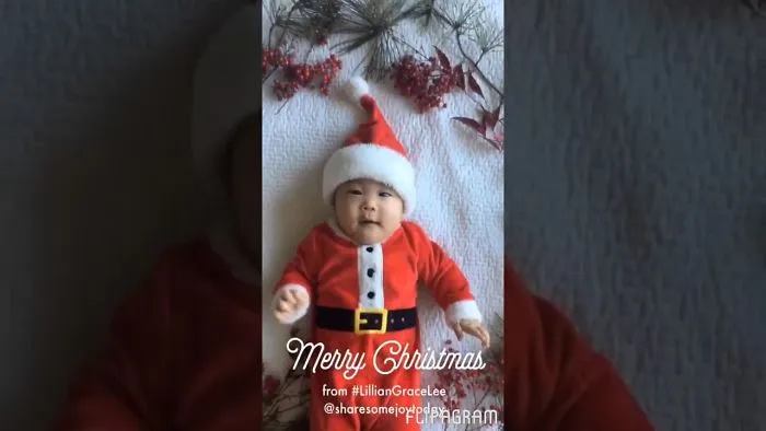 Merry Christmas From Baby Santa 💖🎄😍