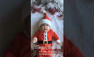 Merry Christmas From Baby Santa 💖🎄😍