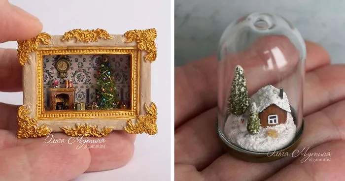 Russian Artist Creates Nostalgic Worlds Through Miniature Art