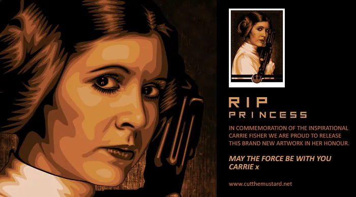 290 Touching Tributes To Late Carrie Fisher By Artists Around The World