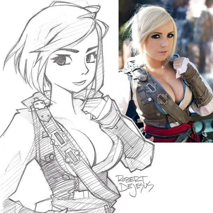 Illustrator Turns Strangers Into Anime Characters