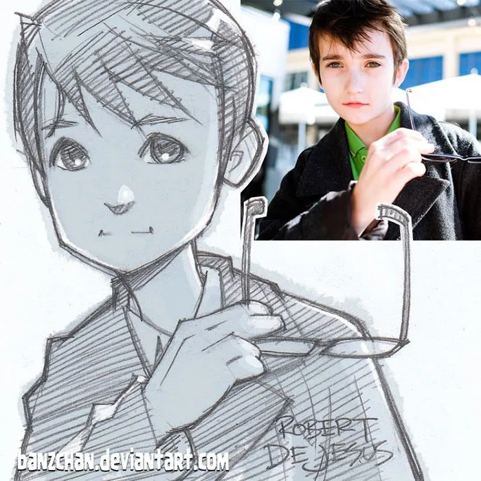 Illustrator Turns Strangers Into Anime Characters