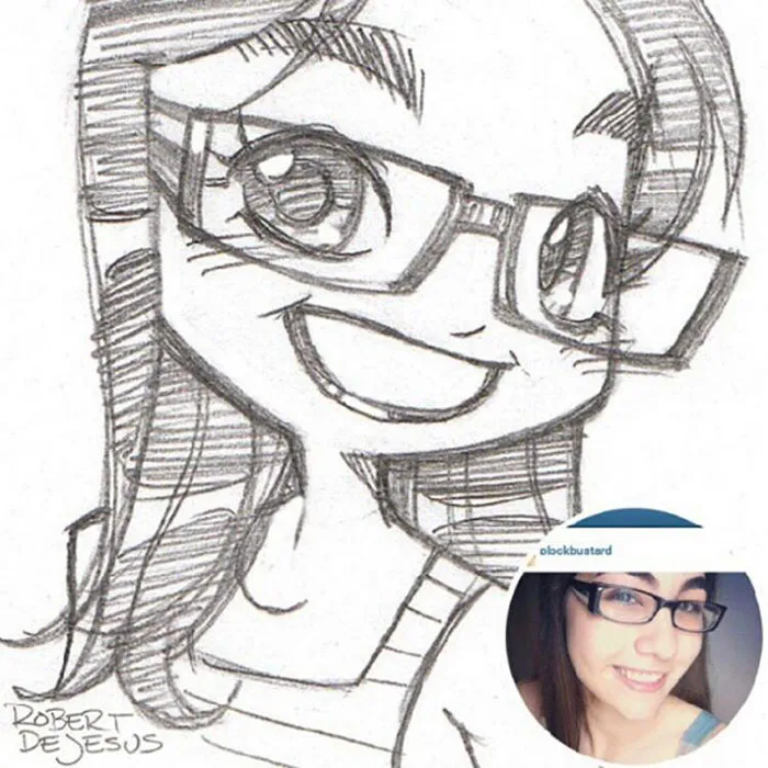 Illustrator Turns Strangers Into Anime Characters