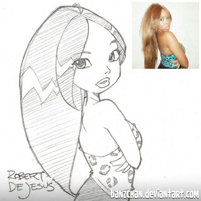 Illustrator Turns Strangers Into Anime Characters