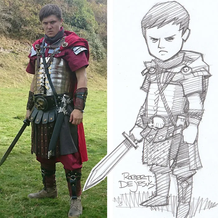 Illustrator Turns Strangers Into Anime Characters