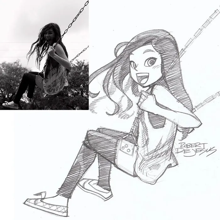 Illustrator Turns Strangers Into Anime Characters