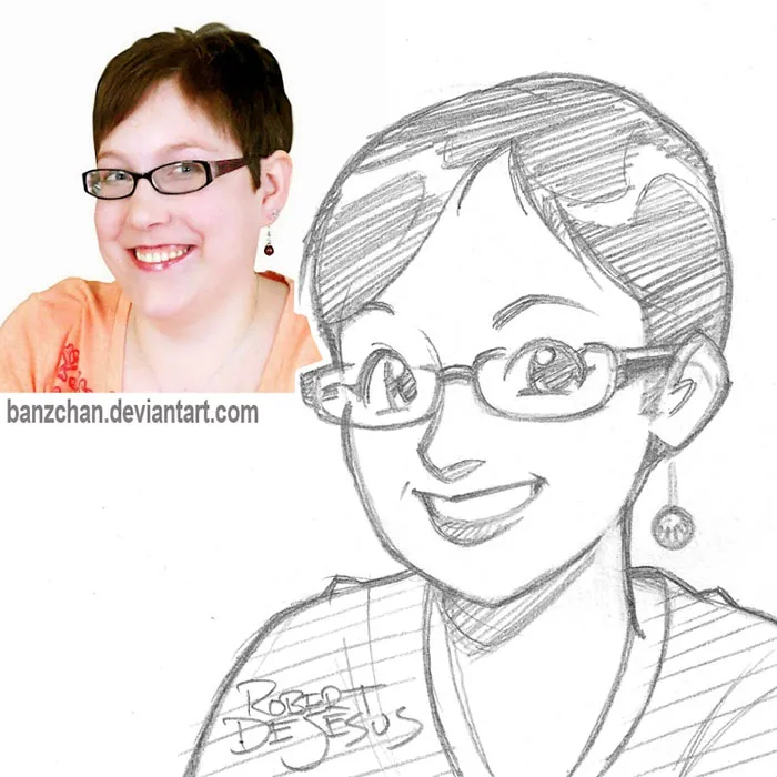 Illustrator Turns Strangers Into Anime Characters