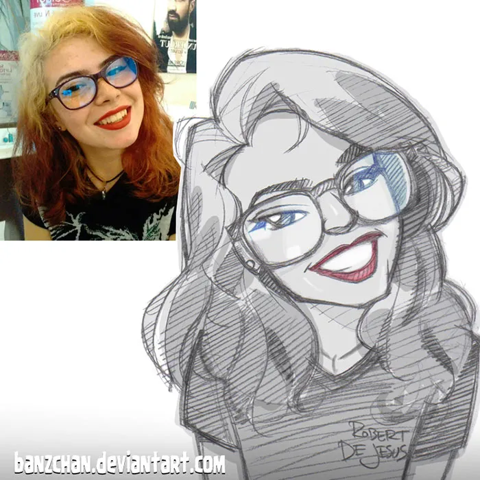 Illustrator Turns Strangers Into Anime Characters