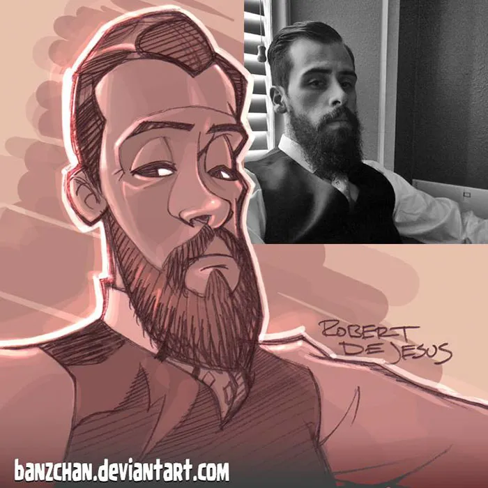 Illustrator Turns Strangers Into Anime Characters