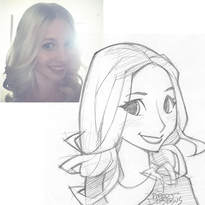Illustrator Turns Strangers Into Anime Characters