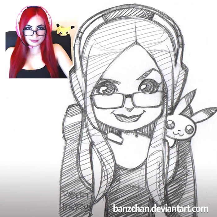 Illustrator Turns Strangers Into Anime Characters
