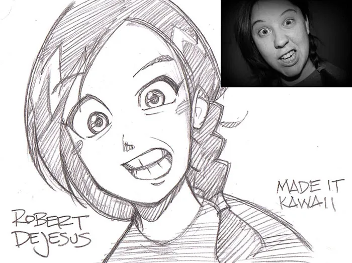 Illustrator Turns Strangers Into Anime Characters
