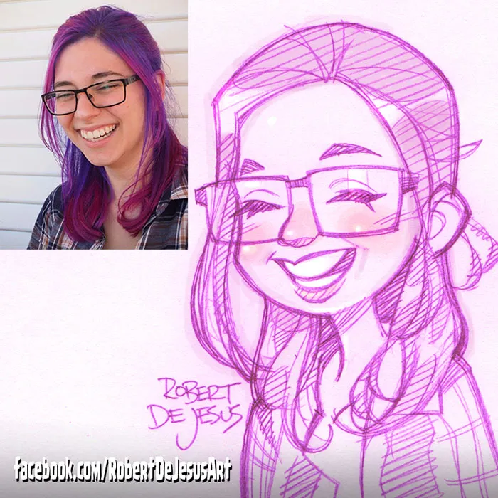 Illustrator Turns Strangers Into Anime Characters
