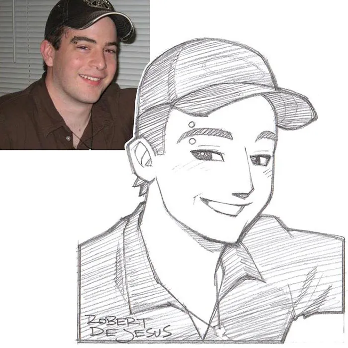 Illustrator Turns Strangers Into Anime Characters