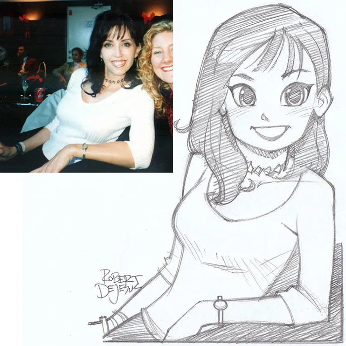 Illustrator Turns Strangers Into Anime Characters