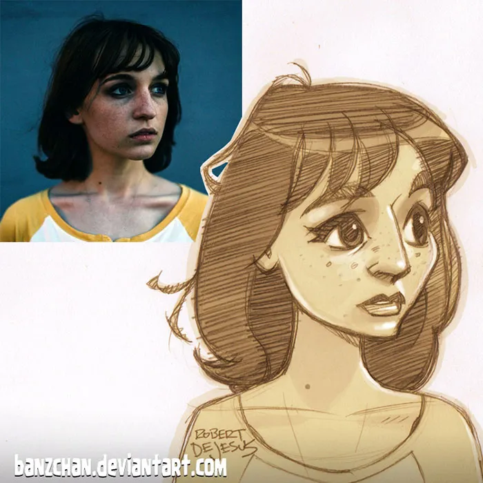 Illustrator Turns Strangers Into Anime Characters