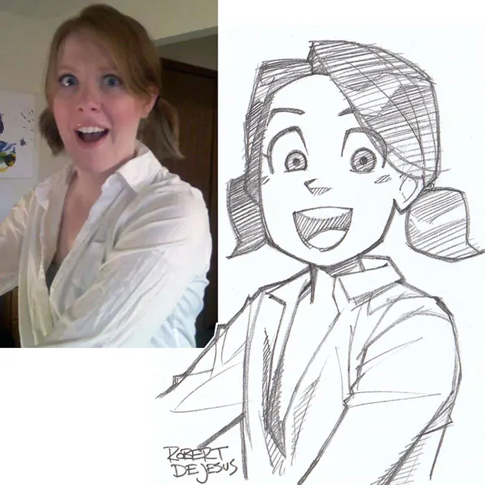 Illustrator Turns Strangers Into Anime Characters