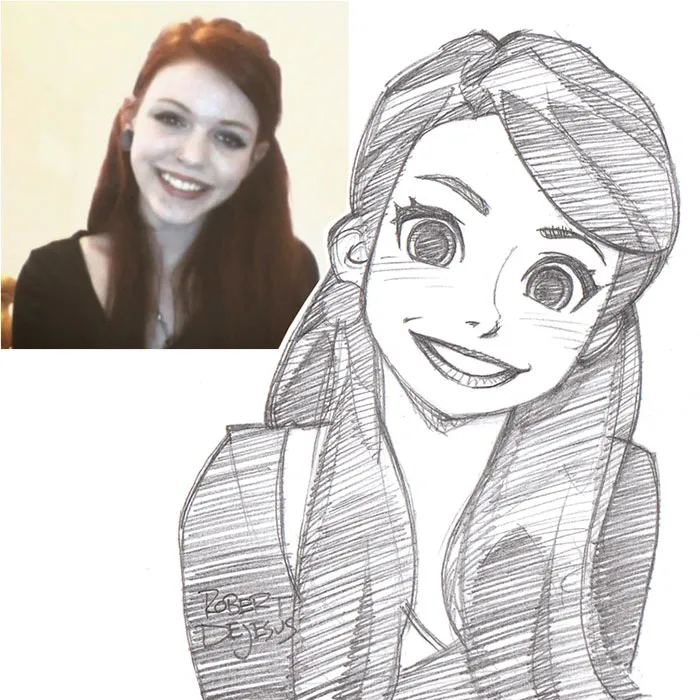 Illustrator Turns Strangers Into Anime Characters