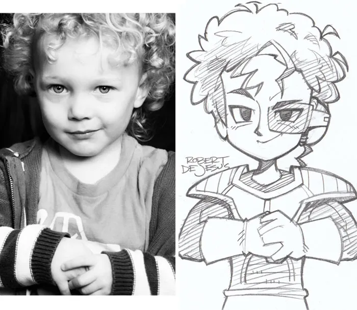 Illustrator Turns Strangers Into Anime Characters