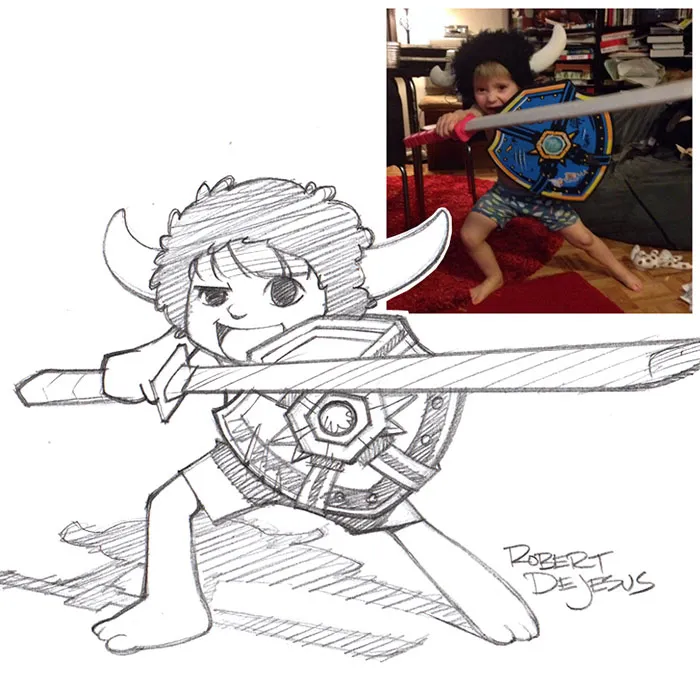 Illustrator Turns Strangers Into Anime Characters