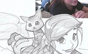 Illustrator Turns Strangers Into Anime Characters